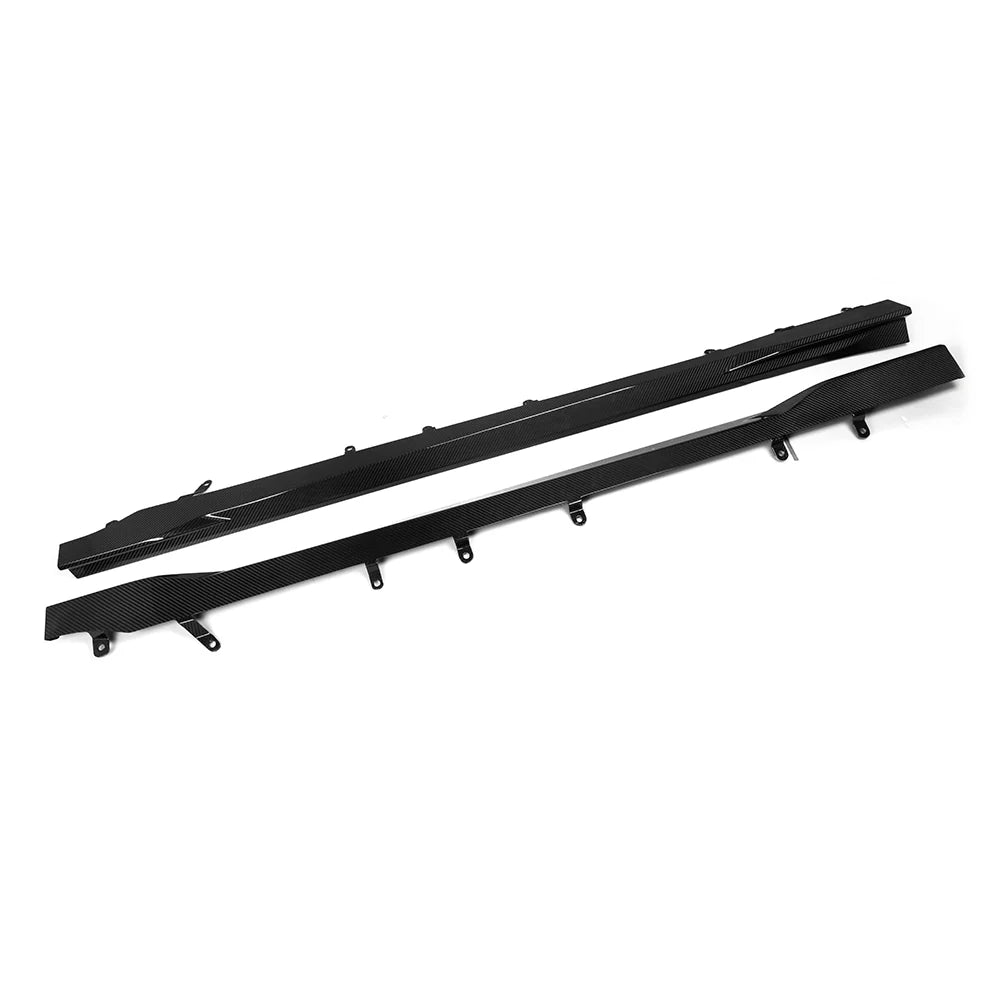 SOOQOO BMW M2 G87 Side Skirt In Prepreg Carbon Fiber