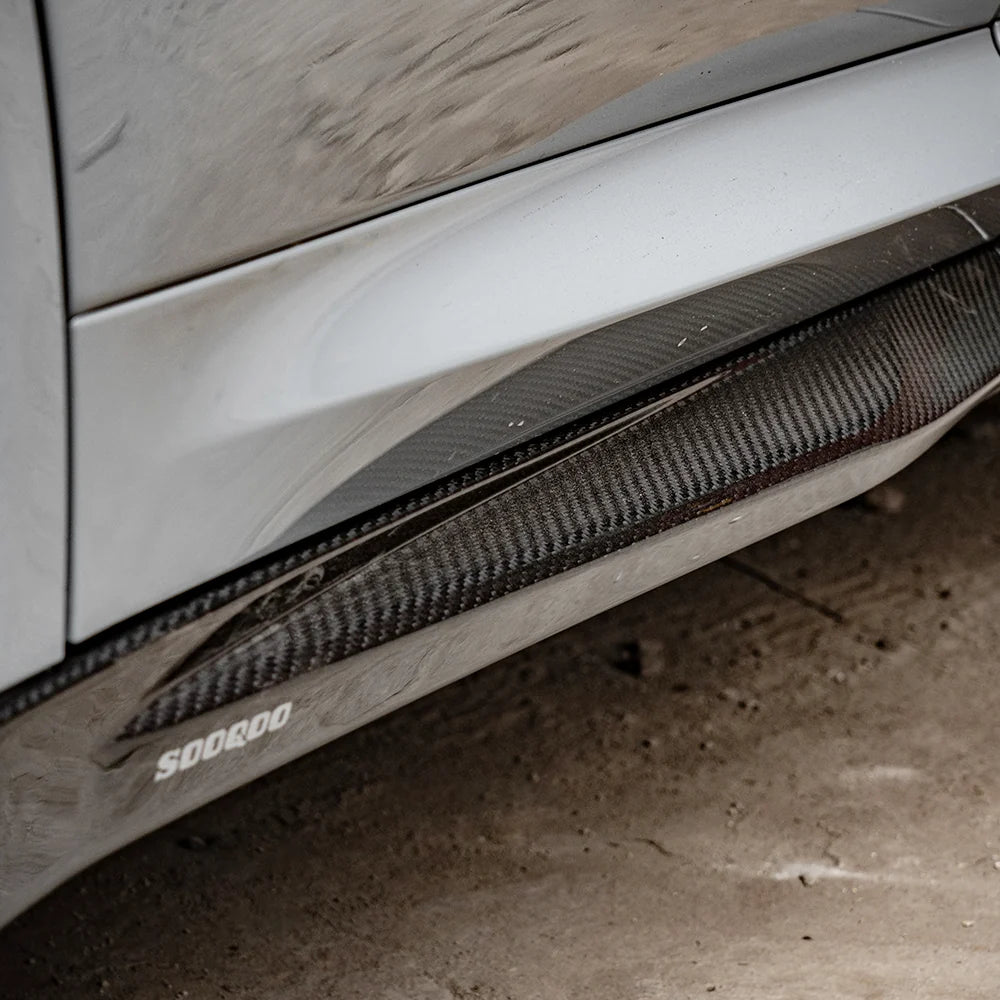SOOQOO V1 BMW X3M F97 Side Skirt In Prepreg Carbon Fiber