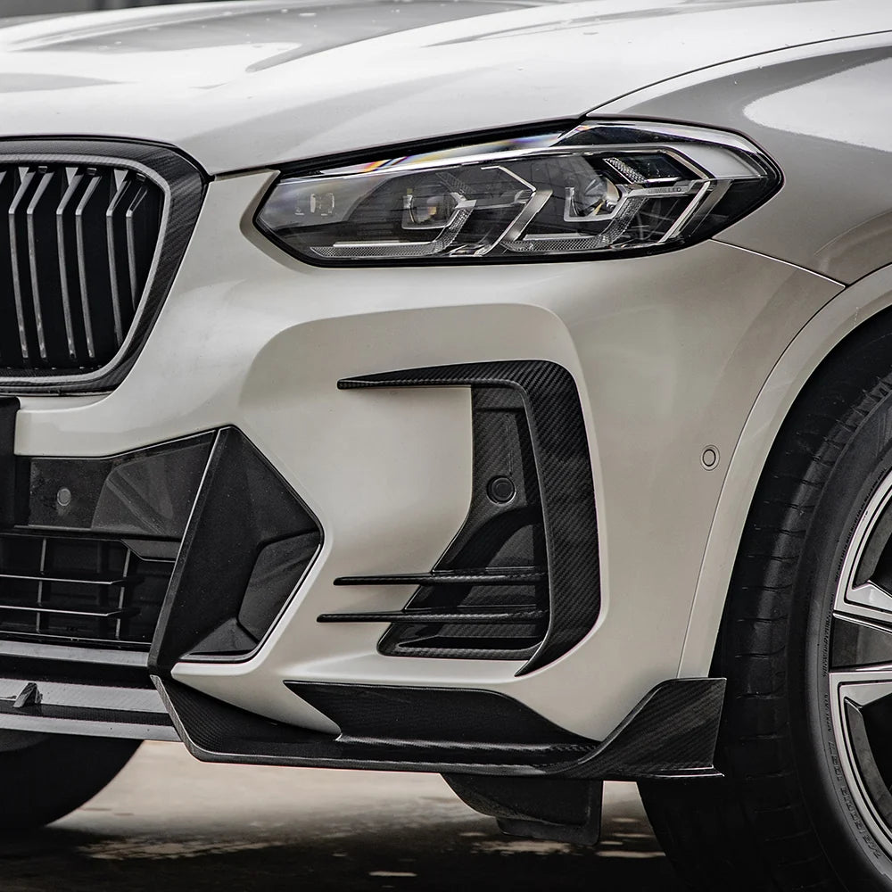 SOOQOO BMW X3 G01 LCI Front Vent Trims In Prepreg Carbon Fiber