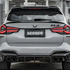 SOOQOO BMW X3M F97 Rear Spoiler In Prepreg Carbon Fiber