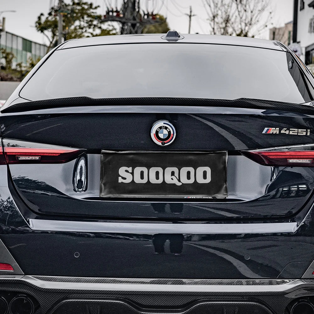 SOOQOO BMW 4 Series G26 Rear Spoiler In Prepreg Carbon Fiber