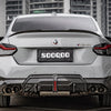 SOOQOO BMW 2 Series G42 Rear Spoiler In Prepreg Carbon Fiber