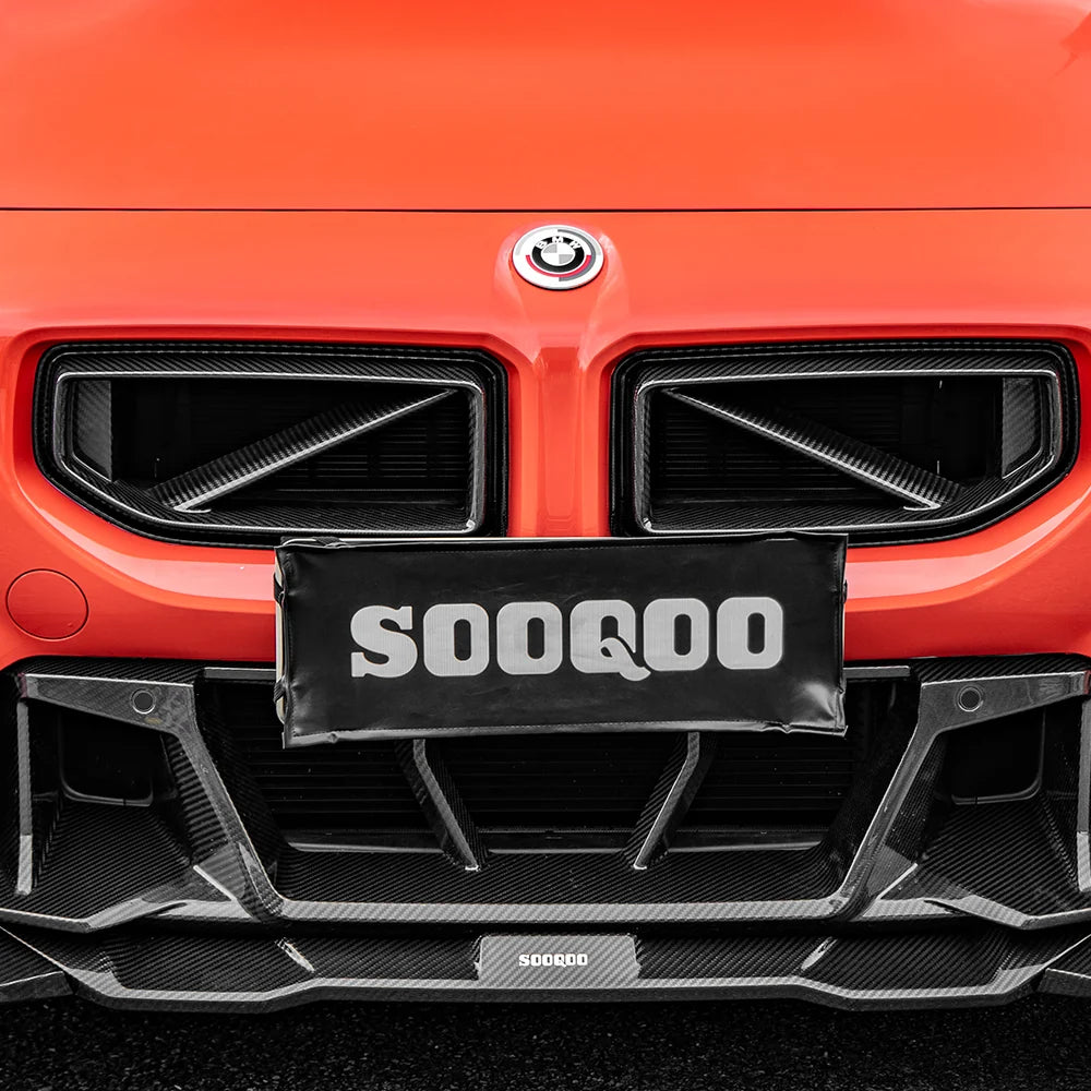 SOOQOO V1 BMW M2 G87 Front Grille In Prepreg Carbon Fiber
