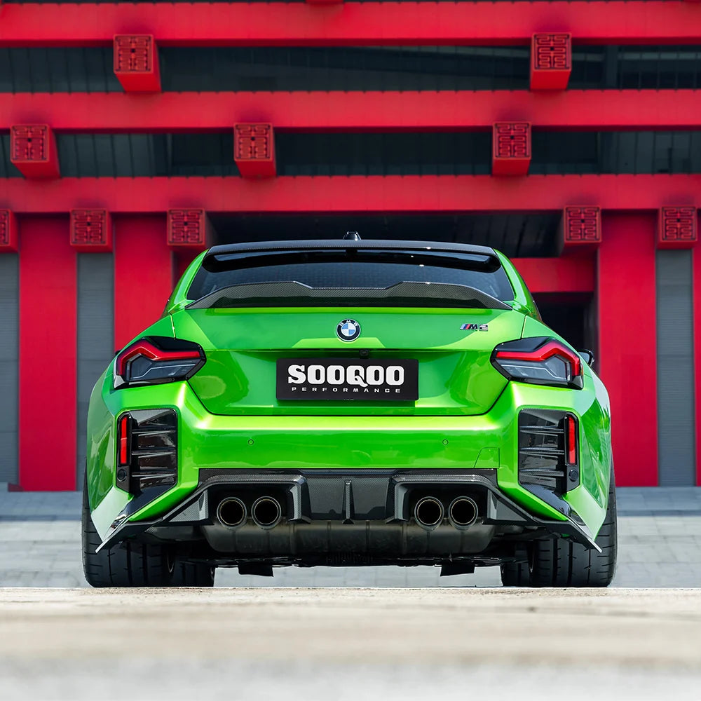 SOOQOO V2 BMW M2 G87 Rear Diffuser In Prepreg Carbon Fiber