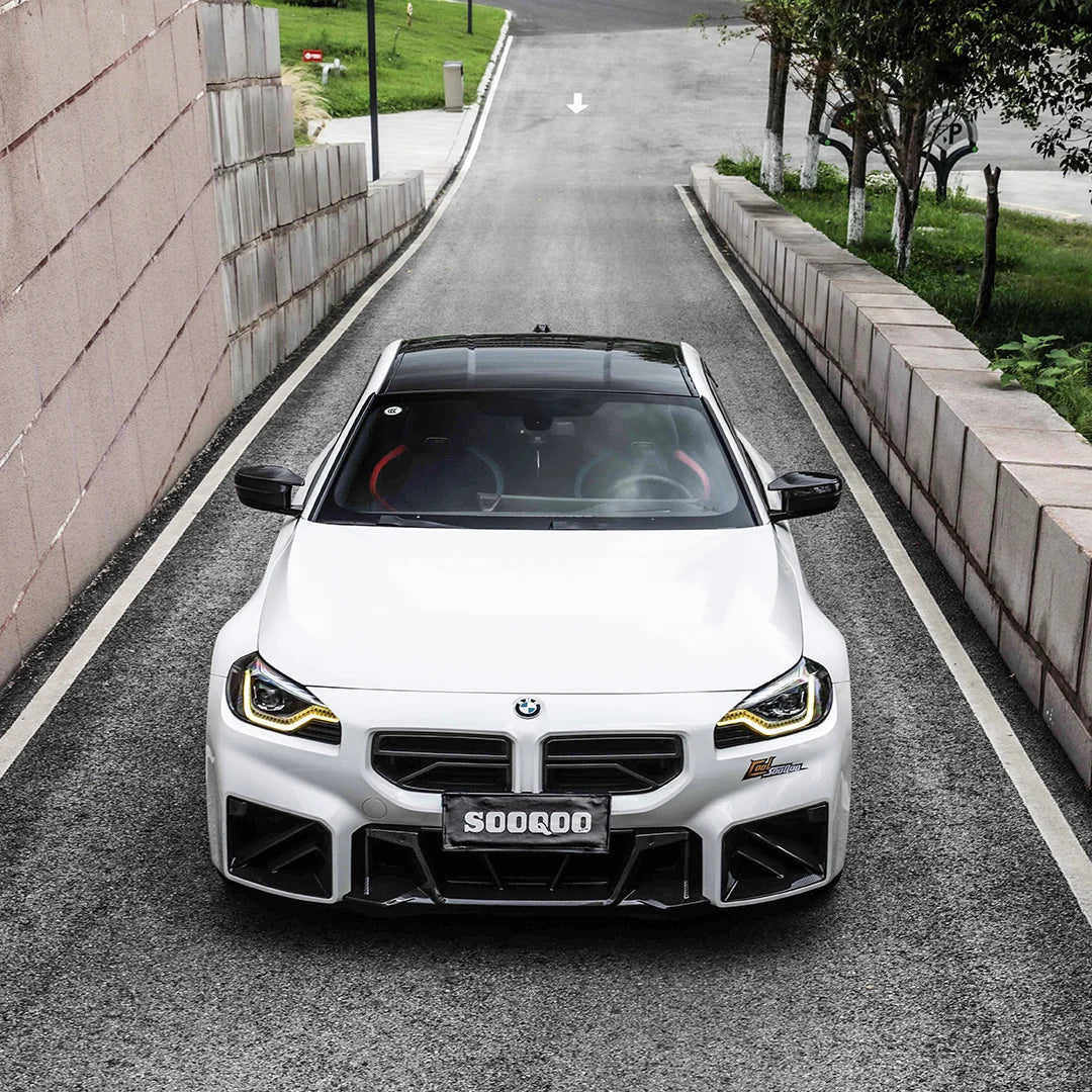SOOQOO V2 BMW M2 G87 Front Grille In Prepreg Carbon Fiber
