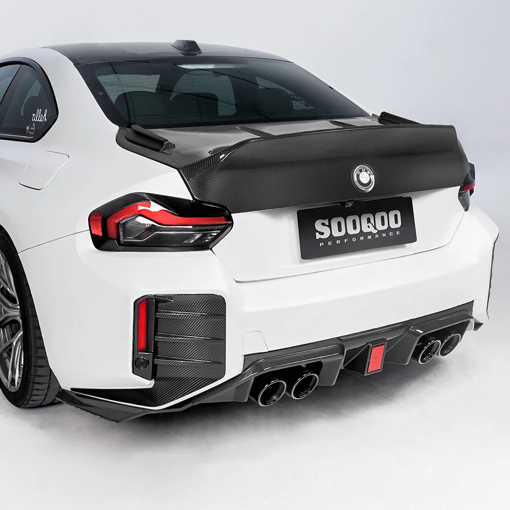 SOOQOO V3 BMW M2 G87 Rear Diffuser In Prepreg Carbon Fiber