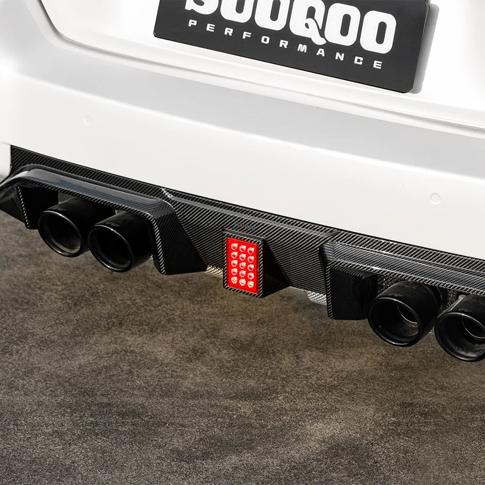 SOOQOO V3 BMW M2 G87 Rear Diffuser In Prepreg Carbon Fiber
