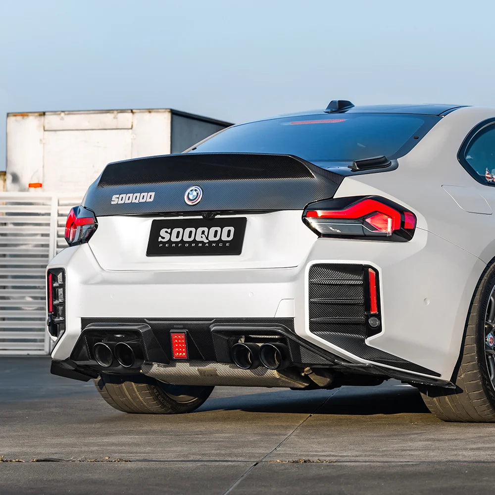 SOOQOO V3 BMW M2 G87 Rear Diffuser In Prepreg Carbon Fiber