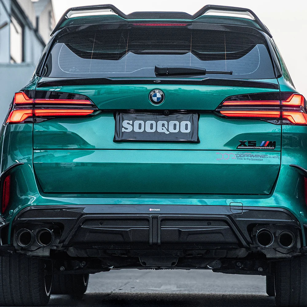 SOOQOO BMW X5M F95 Rear Diffuser In Prepreg Carbon Fiber