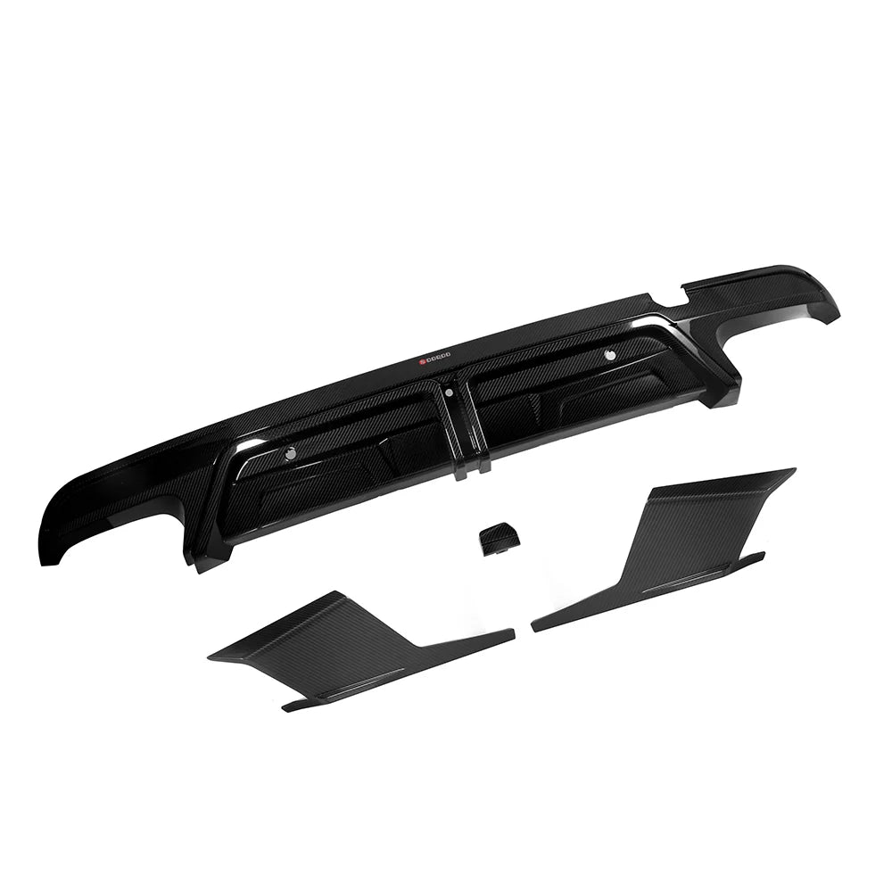 SOOQOO BMW X5M F95 Rear Diffuser In Prepreg Carbon Fiber