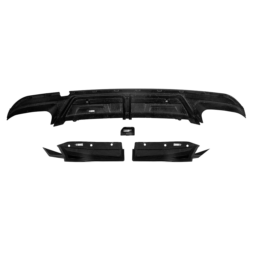 SOOQOO BMW X5M F95 Rear Diffuser In Prepreg Carbon Fiber