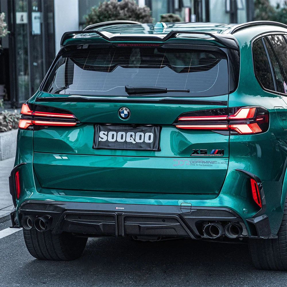 SOOQOO BMW X5M F95 Rear Diffuser In Prepreg Carbon Fiber