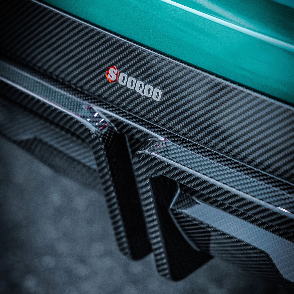 SOOQOO BMW X5M F95 Rear Diffuser In Prepreg Carbon Fiber