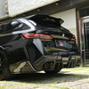 SOOQOO BMW M5 G99 Roof Spoiler In Preprep Carbon Fiber