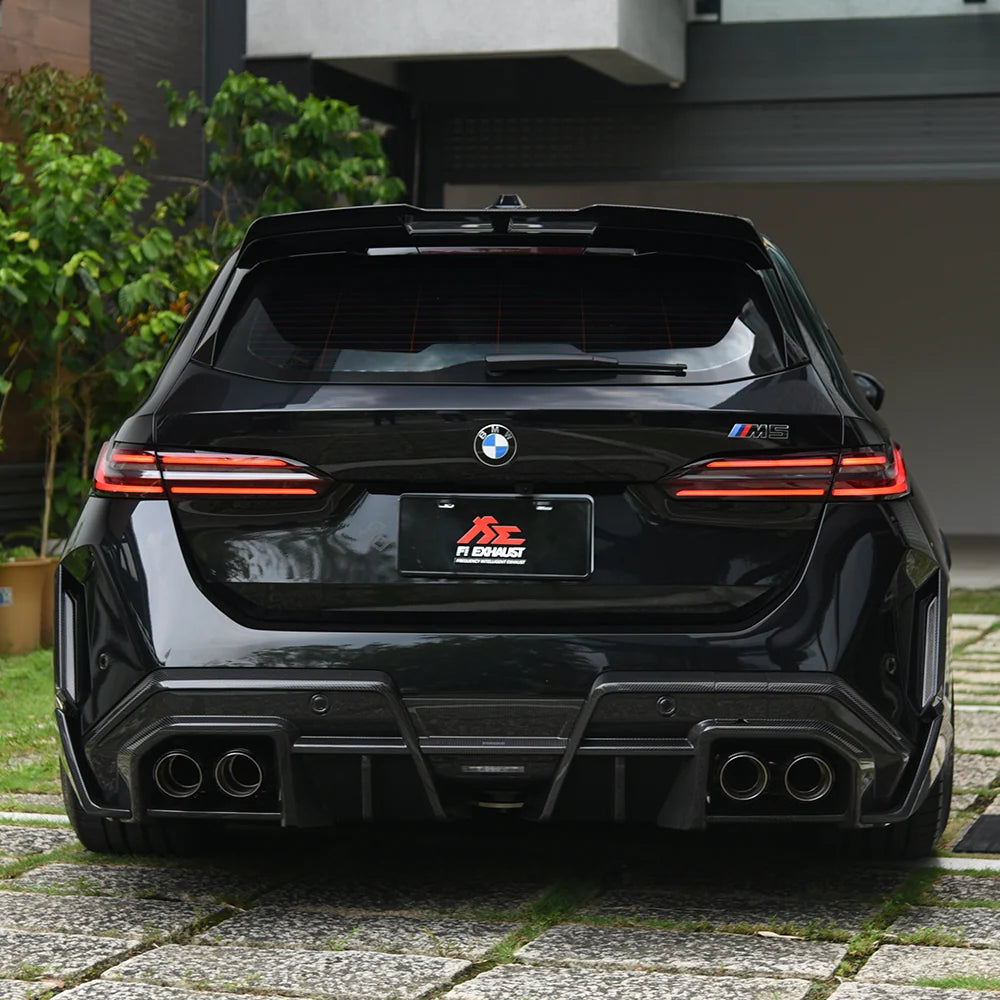 SOOQOO BMW M5 G99 Roof Spoiler In Preprep Carbon Fiber
