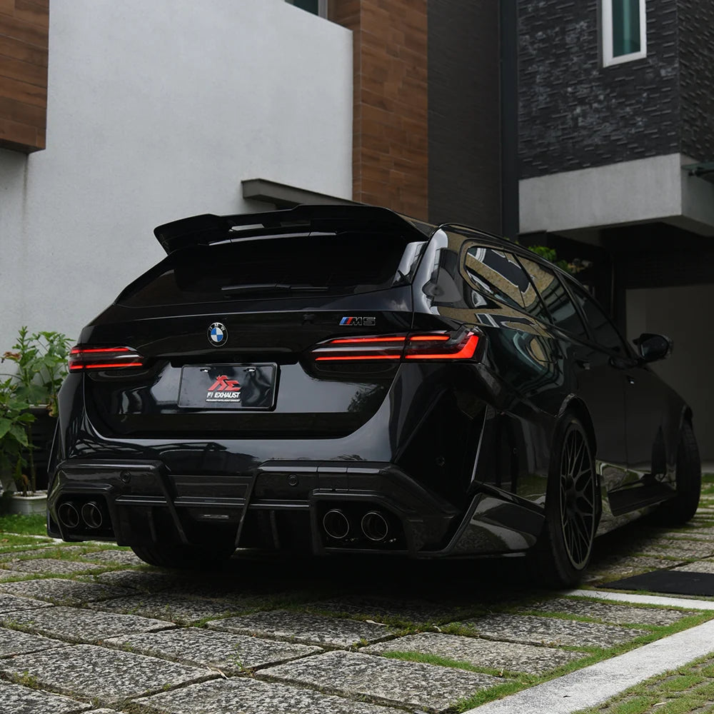 SOOQOO BMW M5 G99 Roof Spoiler In Preprep Carbon Fiber