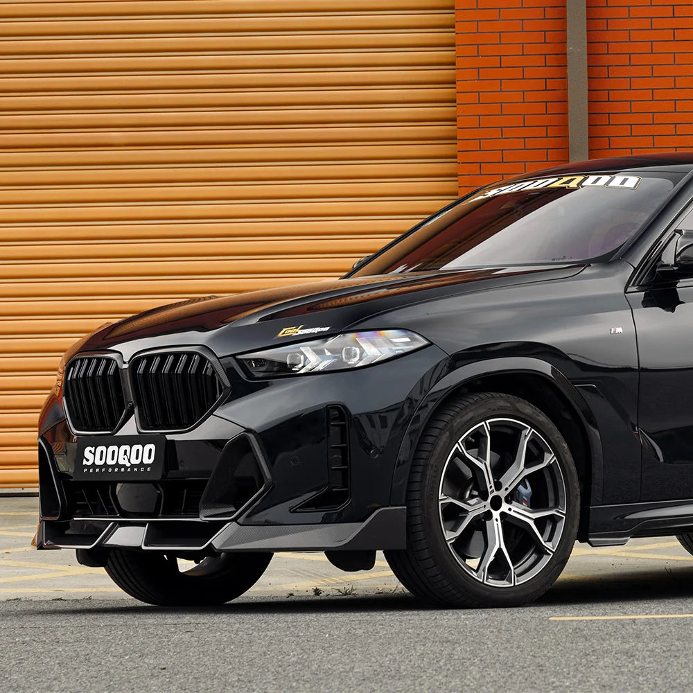 SOOQOO BMW X6 G06 LCI Dry Carbon Front Lip