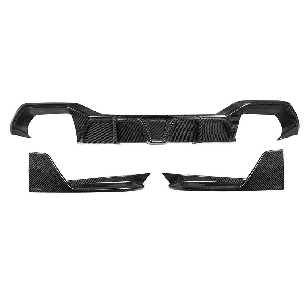 SOOQOO BMW X4 G02 FaceLift Rear Diffuser In Prepreg Carbon Fiber