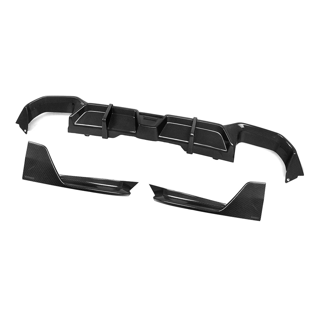 SOOQOO BMW X4 G02 FaceLift Rear Diffuser In Prepreg Carbon Fiber