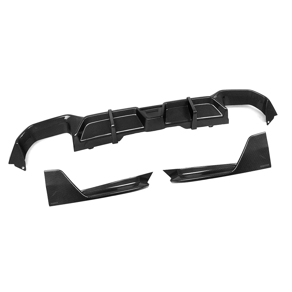 SOOQOO BMW X4 G02 FaceLift Rear Diffuser In Prepreg Carbon Fiber