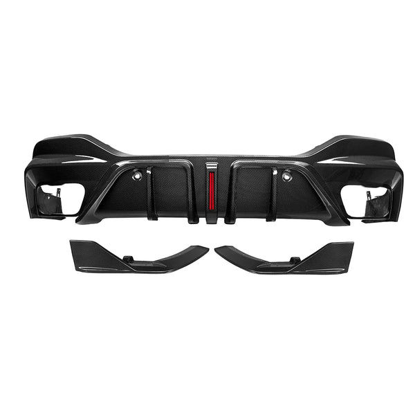 SOOQOO BMW X6 G06 Dry Carbon Brake Light Diffuser