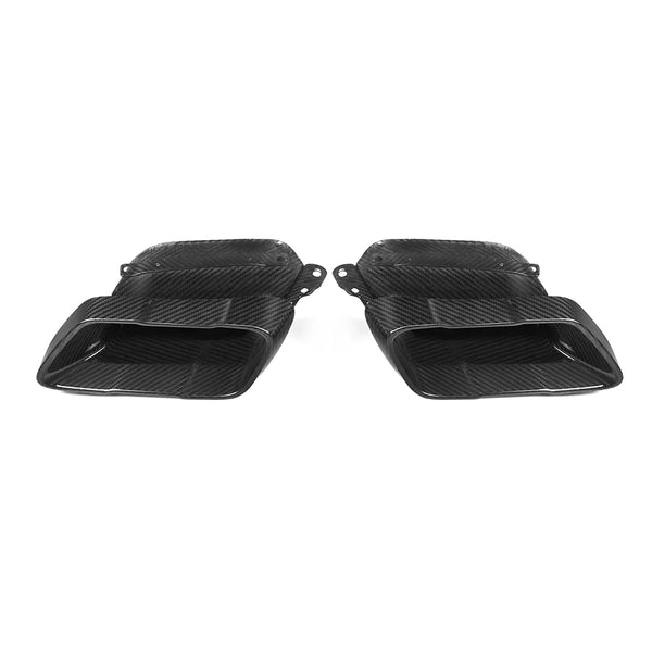 SOOQOO BMW X5 G05 Exhaust Tips In Prepreg Carbon Fiber