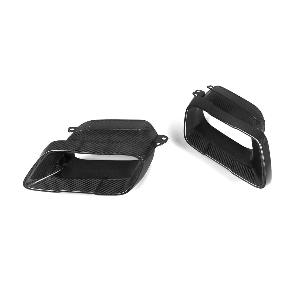 SOOQOO BMW X5 G05 Exhaust Tips In Prepreg Carbon Fiber