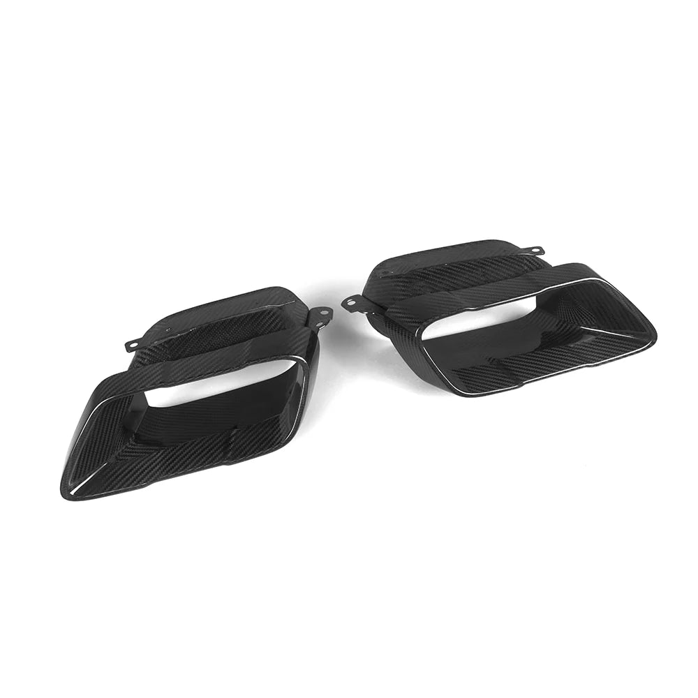 SOOQOO BMW X5 G05 Exhaust Tips In Prepreg Carbon Fiber
