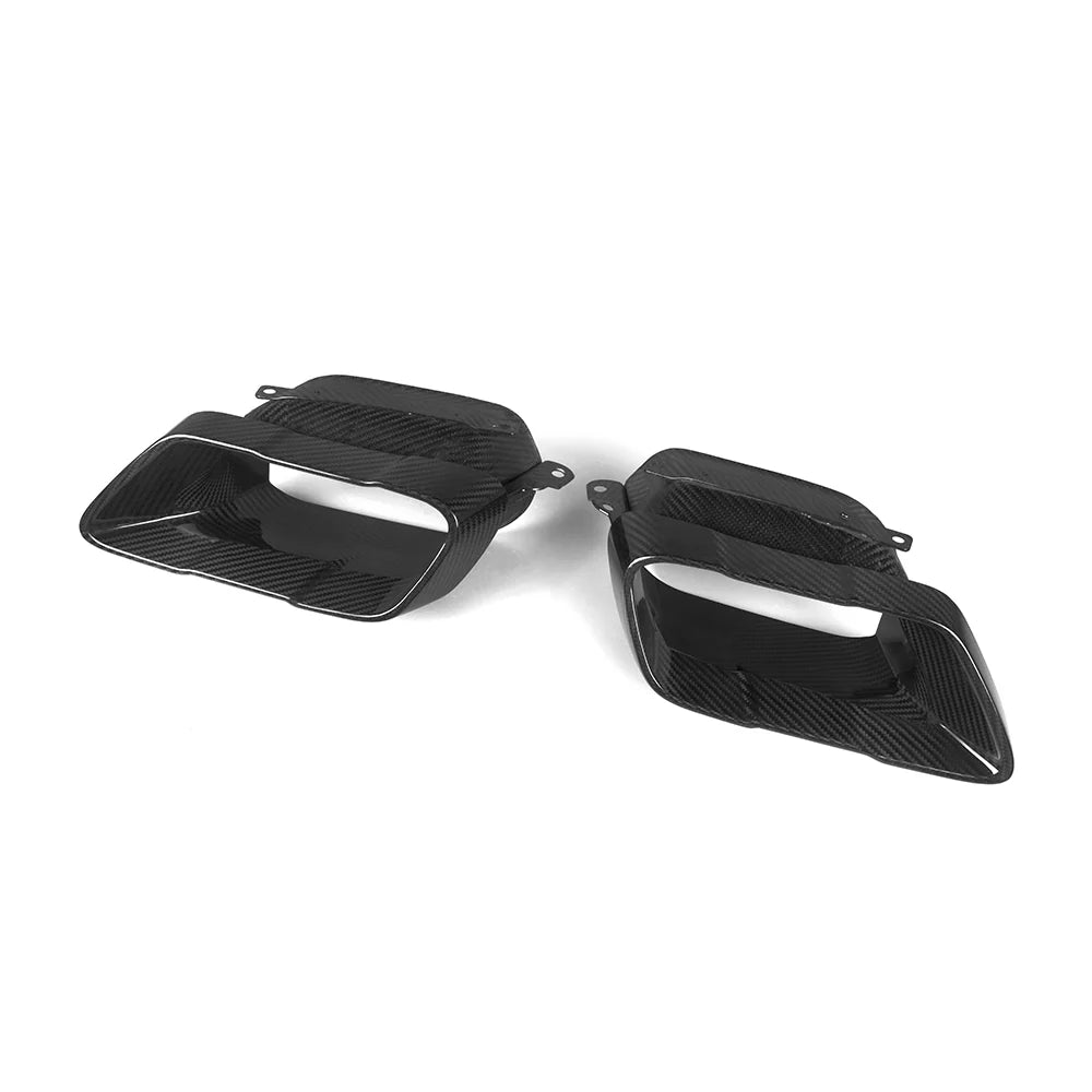 SOOQOO BMW X5 G05 Exhaust Tips In Prepreg Carbon Fiber