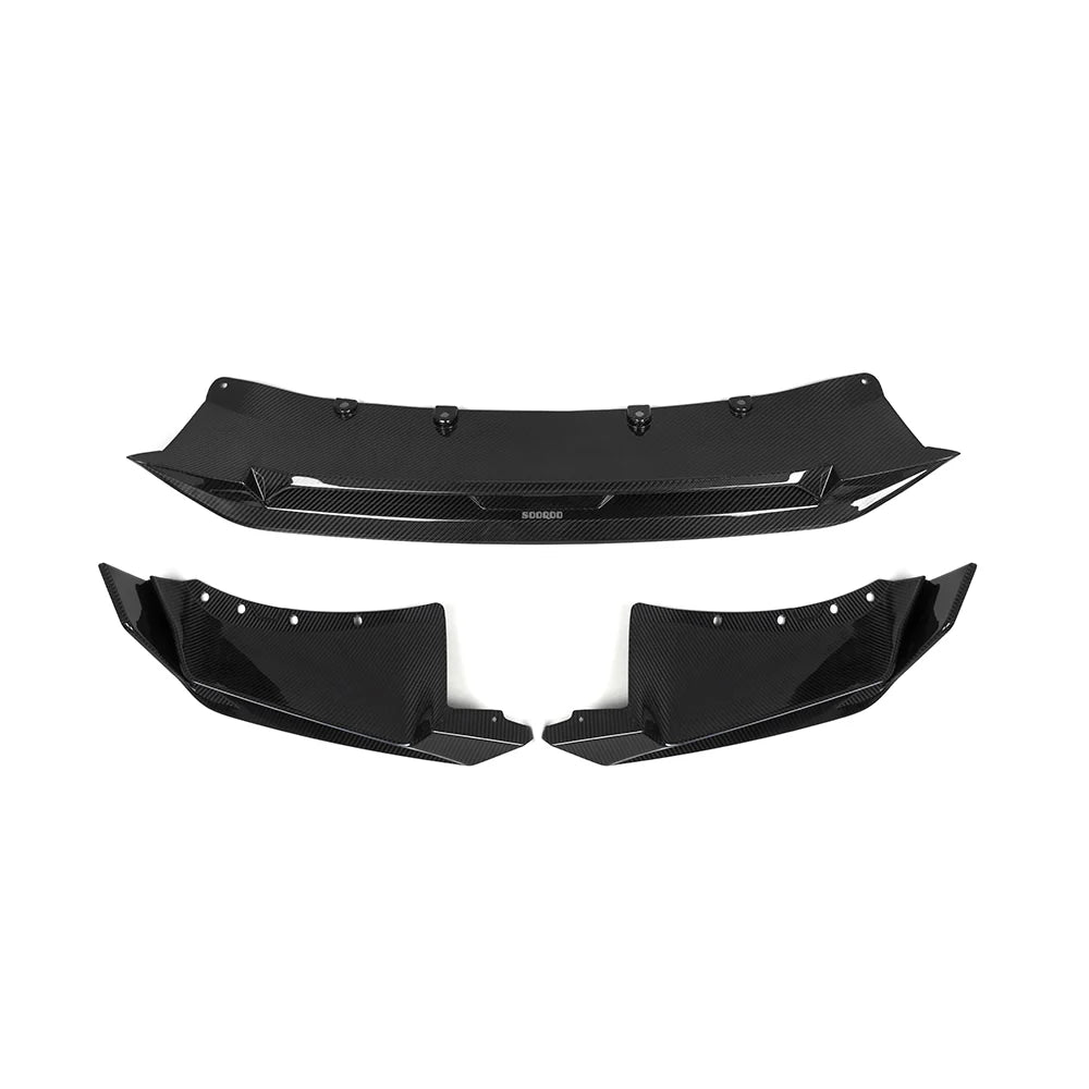 SOOQOO BMW X5 G05 LCI Front Lip In Prepreg Carbon Fiber