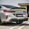 BMW M8 F91 / F92 / F93 SOOQOO STYLE DRY CARBON FIBER REAR DIFFUSER