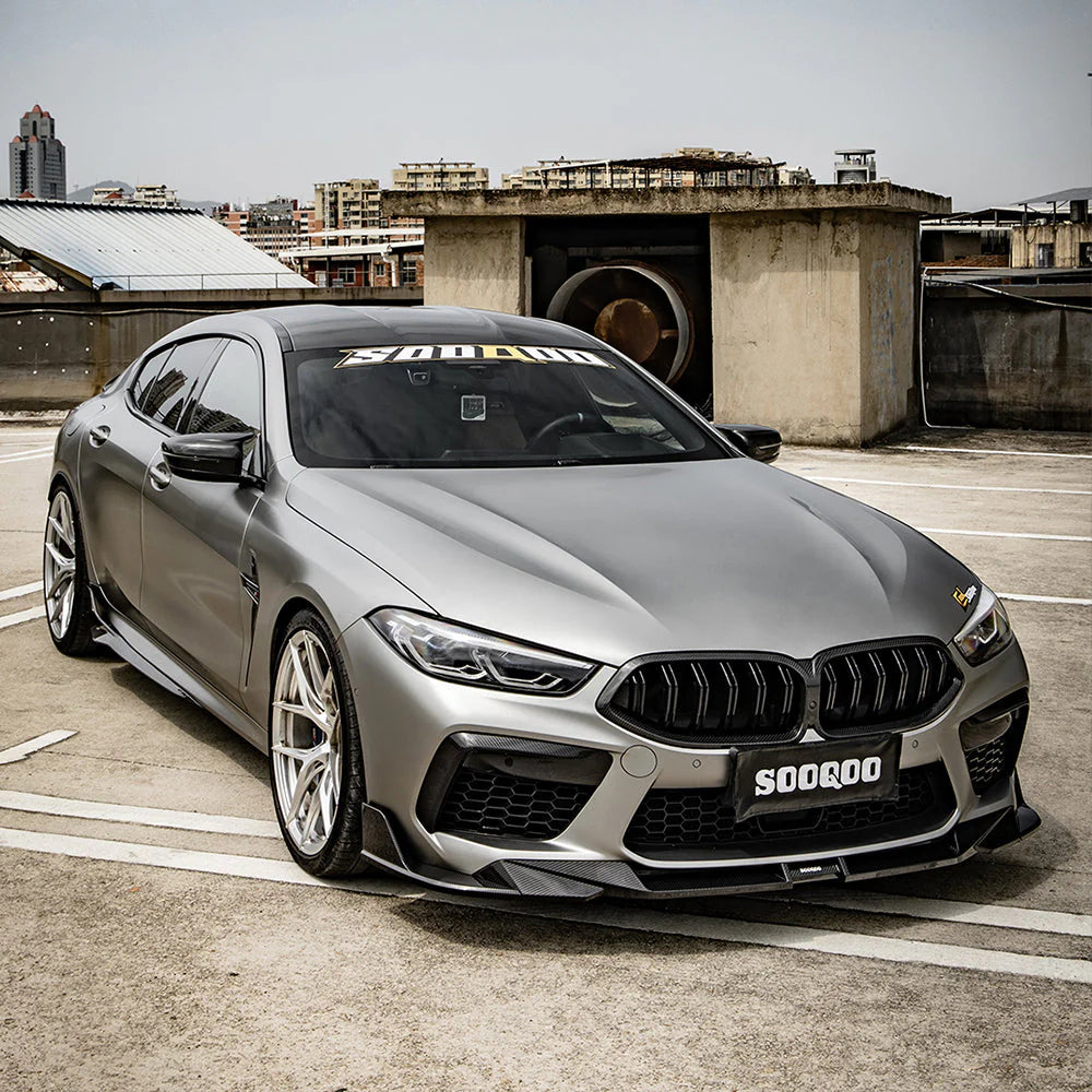 BMW M8 F91 / F92 / F93 SOOQOO STYLE DRY CARBON FIBER FRONT LIP