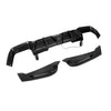 SOOQOO BMW X4 G02 LCI Rear Diffuser W/Brake Light In Prepreg Carbon Fiber