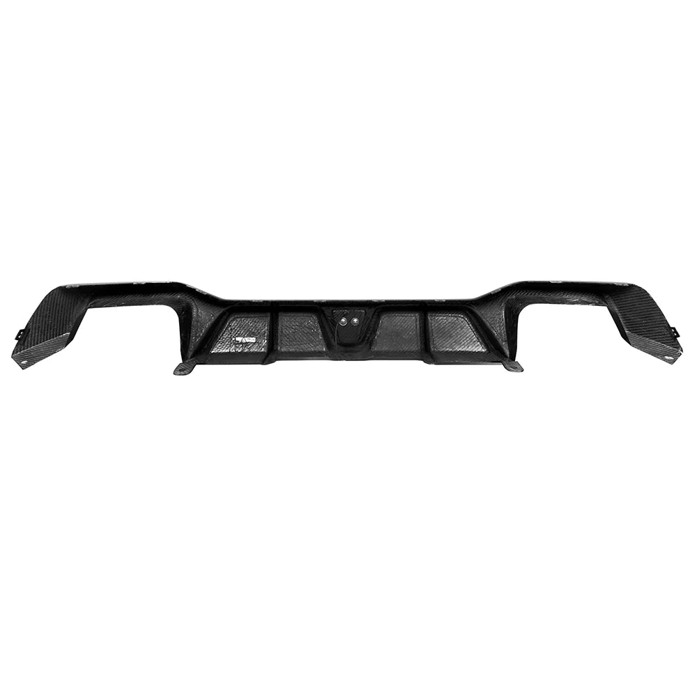 SOOQOO BMW X4 G02 LCI Rear Diffuser W/Brake Light In Prepreg Carbon Fiber