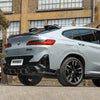 SOOQOO BMW X4 G02 LCI Rear Diffuser W/Brake Light In Prepreg Carbon Fiber