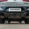 SOOQOO BMW X4 G02 LCI Rear Diffuser W/Brake Light In Prepreg Carbon Fiber