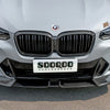 SOOQOO V2 BMW X3 G01 X4 G02 LCI Front Lip In Prepreg Carbon Fiber
