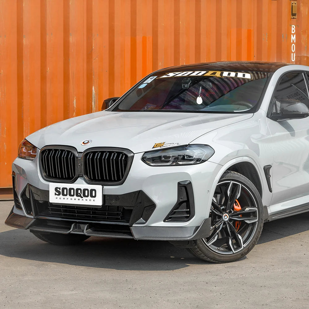 SOOQOO V2 BMW X3 G01 X4 G02 LCI Front Lip In Prepreg Carbon Fiber