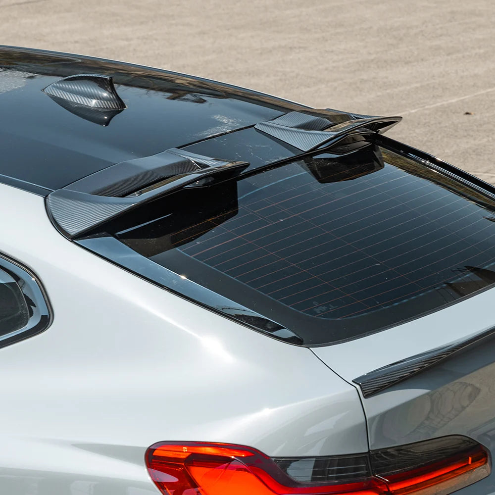 SOOQOO BMW X4M F98 Roof Spoiler In Prepreg Carbon Fiber