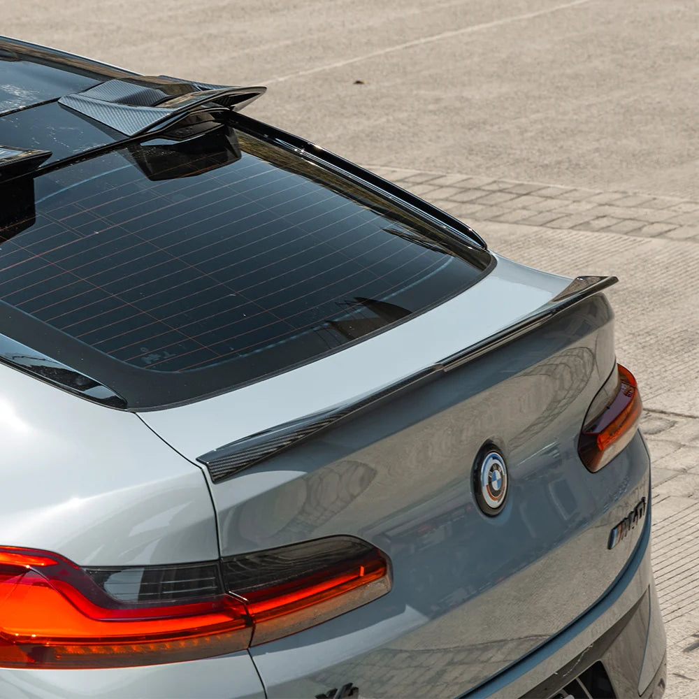 SOOQOO BMW X4M F98 Trunk Spoiler In Prepreg Carbon Fiber