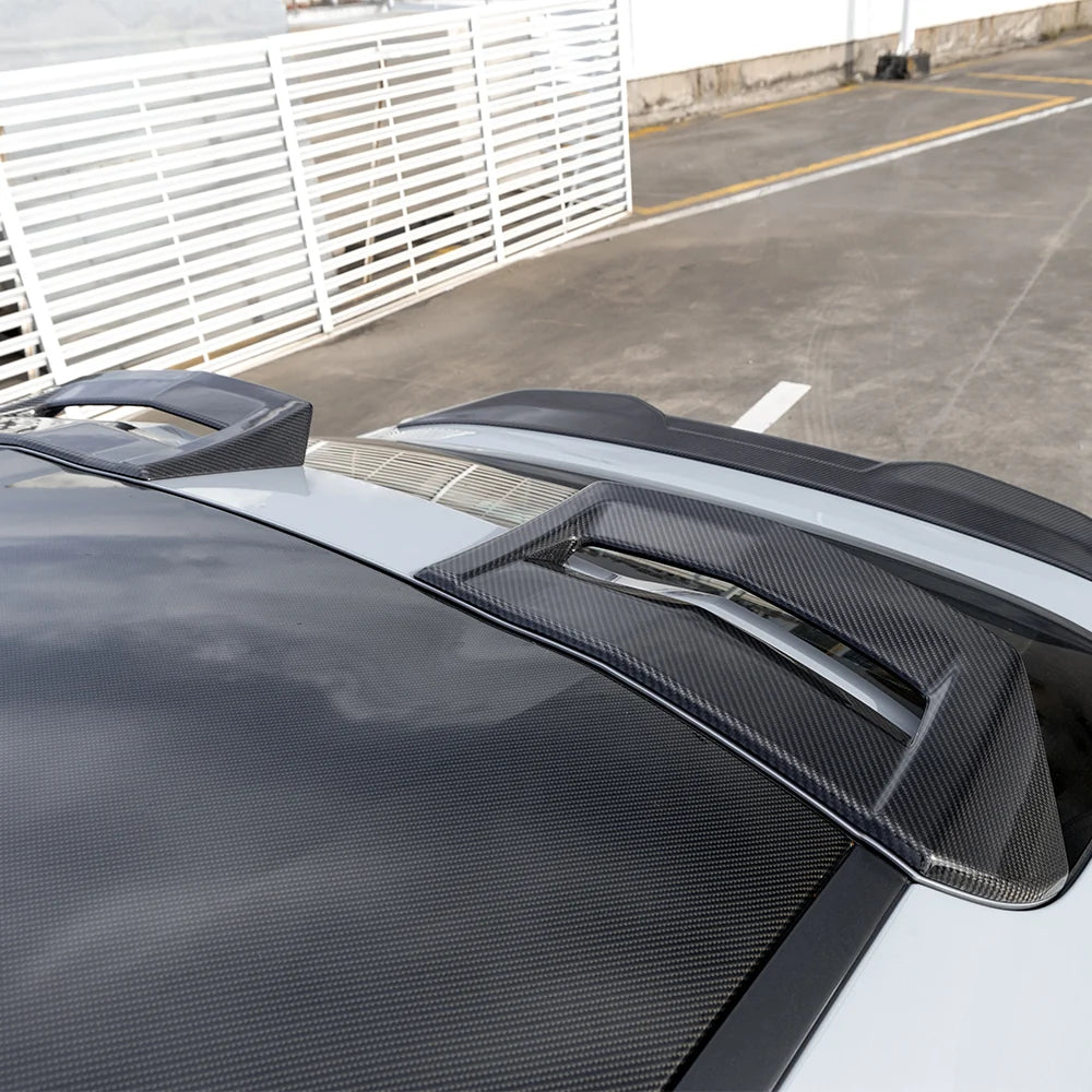 SOOQOO BMW X4M F98 Roof Spoiler In Prepreg Carbon Fiber