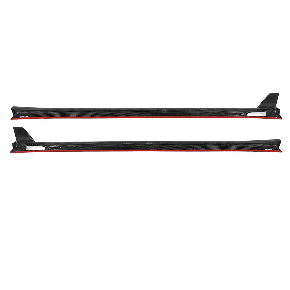 SOOQOO V2 BMW X3M F97 X4M F98 Side Skirt In Prepreg Carbon Fiber