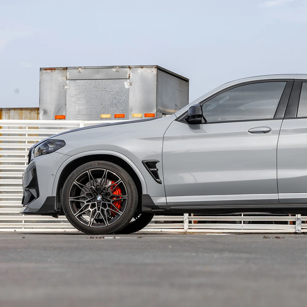 SOOQOO V2 BMW X3M F97 X4M F98 Side Skirt In Prepreg Carbon Fiber