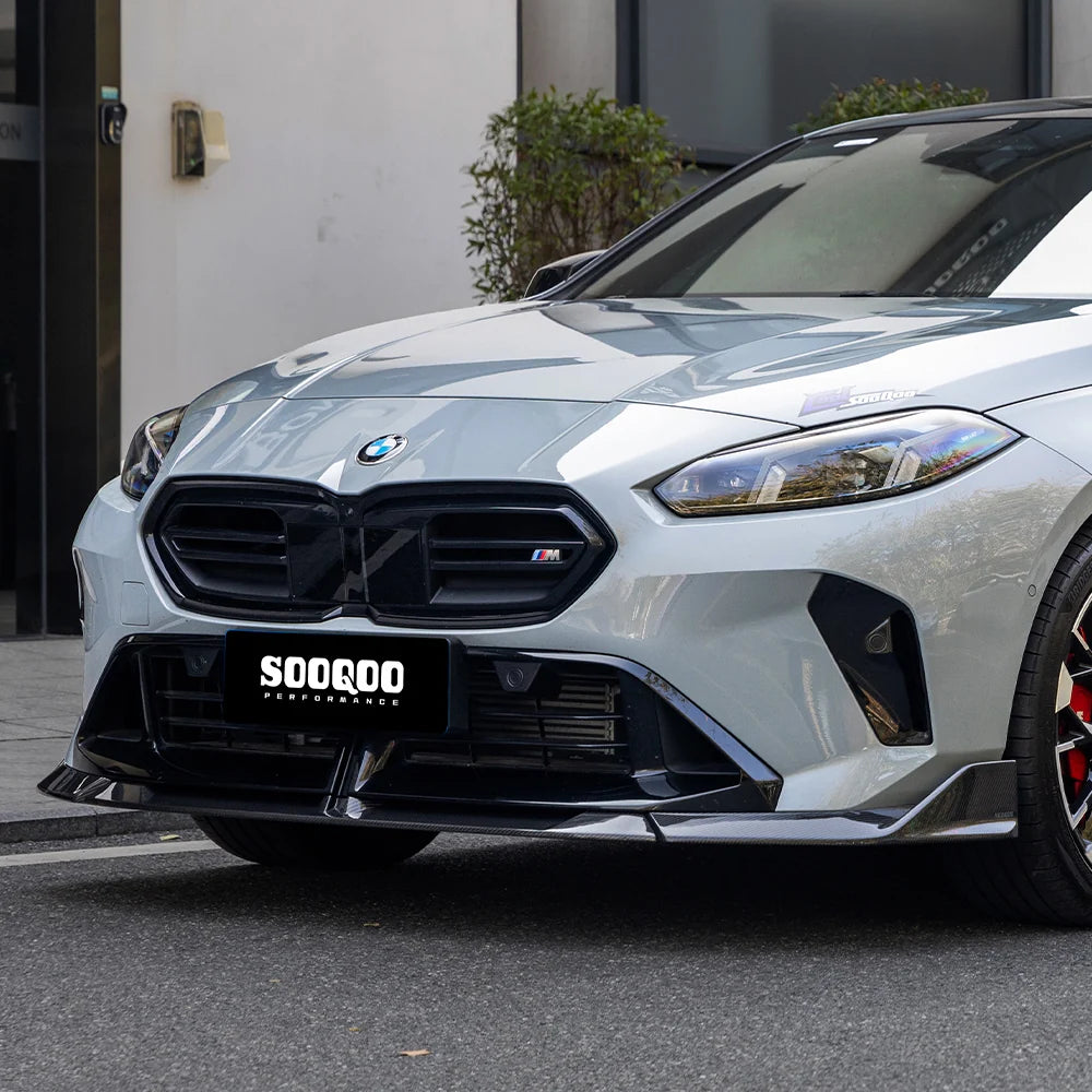 SOOQOO BMW 2 Series M235I F74 Front Lip In Prepreg Carbon Fiber