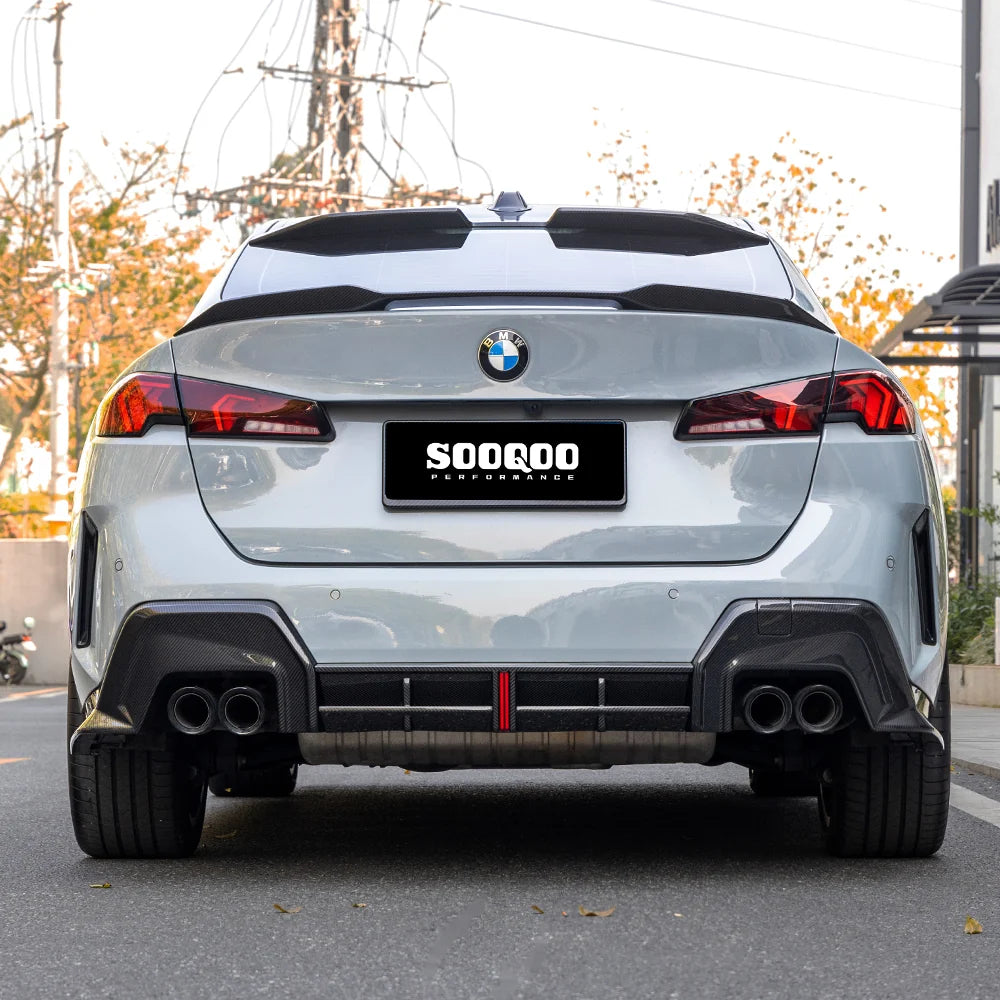 SOOQOO BMW 2 Series M235I F74 Rear Diffuser In Prepreg Carbon Fiber