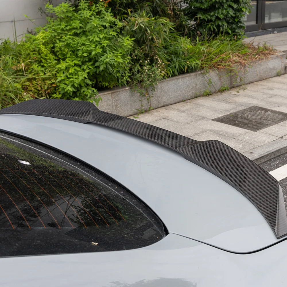 SOOQOO BMW 2 Series M235I F74 Trunk Spoiler In Prepreg Carbon Fiber