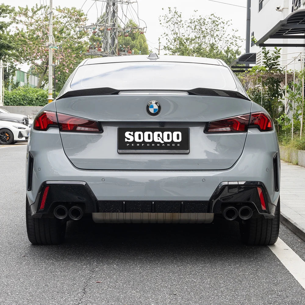 SOOQOO BMW 2 Series M235I F74 Trunk Spoiler In Prepreg Carbon Fiber