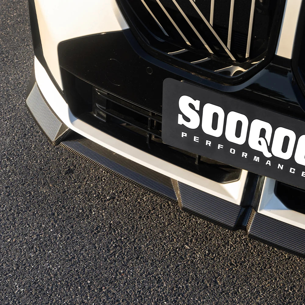 SOOQOO BMW X3 G45 Front Lip in Prepreg Carbon Fiber
