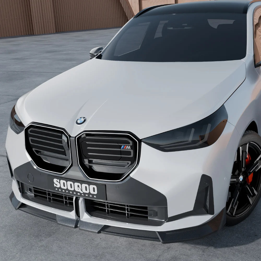 SOOQOO BMW X3 G45 Front Lip in Prepreg Carbon Fiber