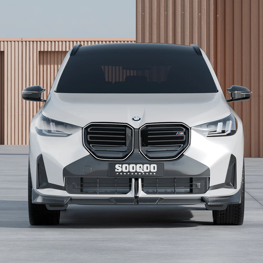 SOOQOO BMW X3 G45 Front Lip in Prepreg Carbon Fiber